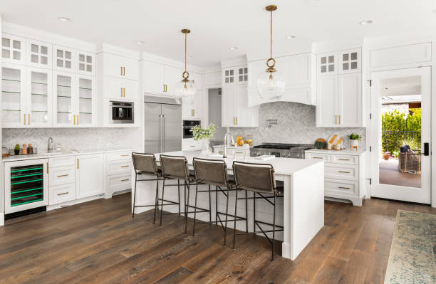 LVP kitchen floor Plano